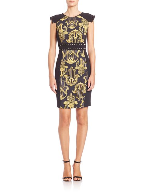 versace print dresses|famous Versace dresses.